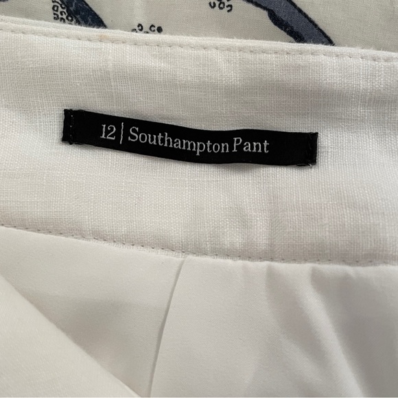 Talbots White Linen Trousers - Picture 16 of 16